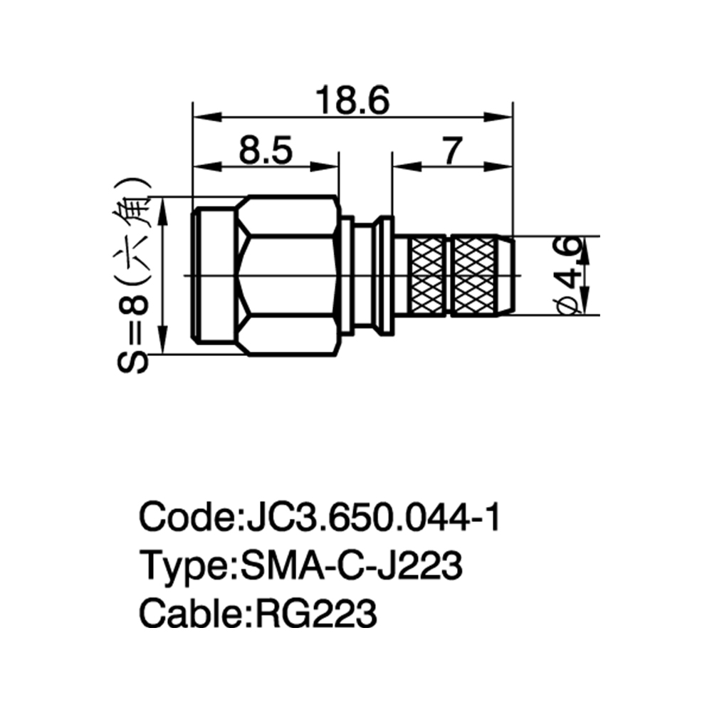 JC3.650.044-1  SMA-C-J223