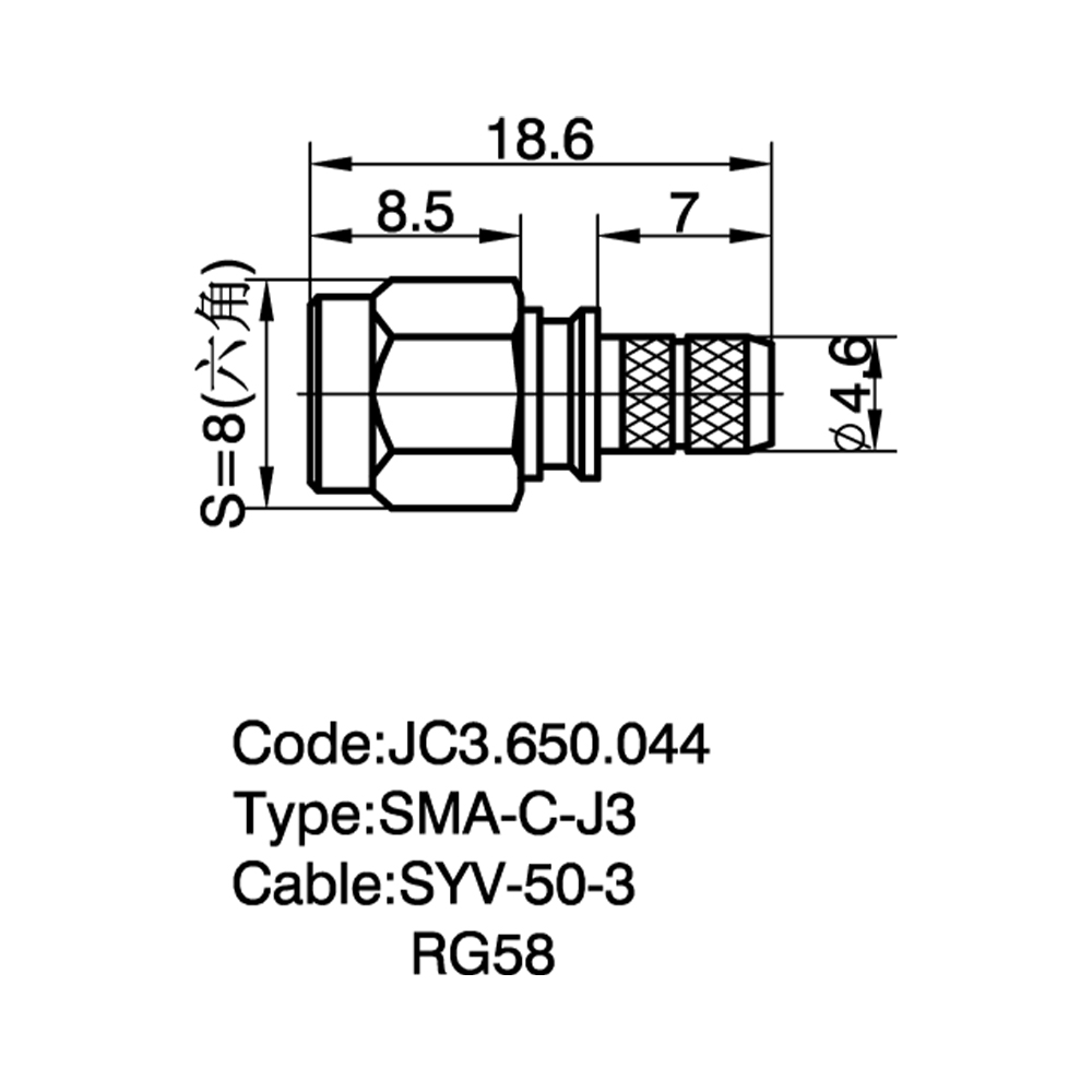 JC3.650.044  SMA-C-J3
