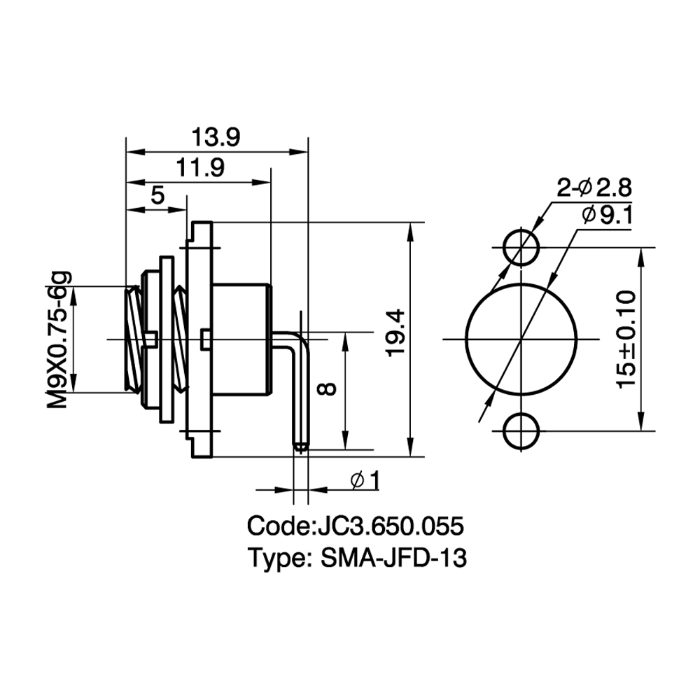 JC3.650.055  SMA-JFD-13