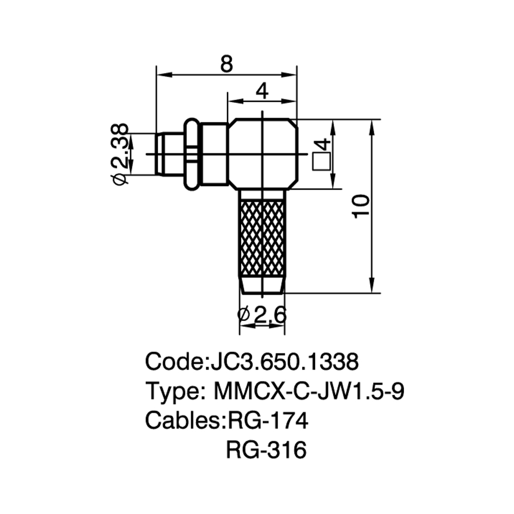 JC3.650.1338  MMCX-C-JW1.5-9