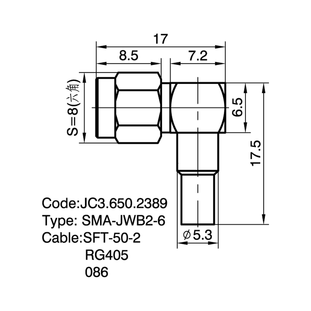 JC3.650.2389  SMA-JWB2-6