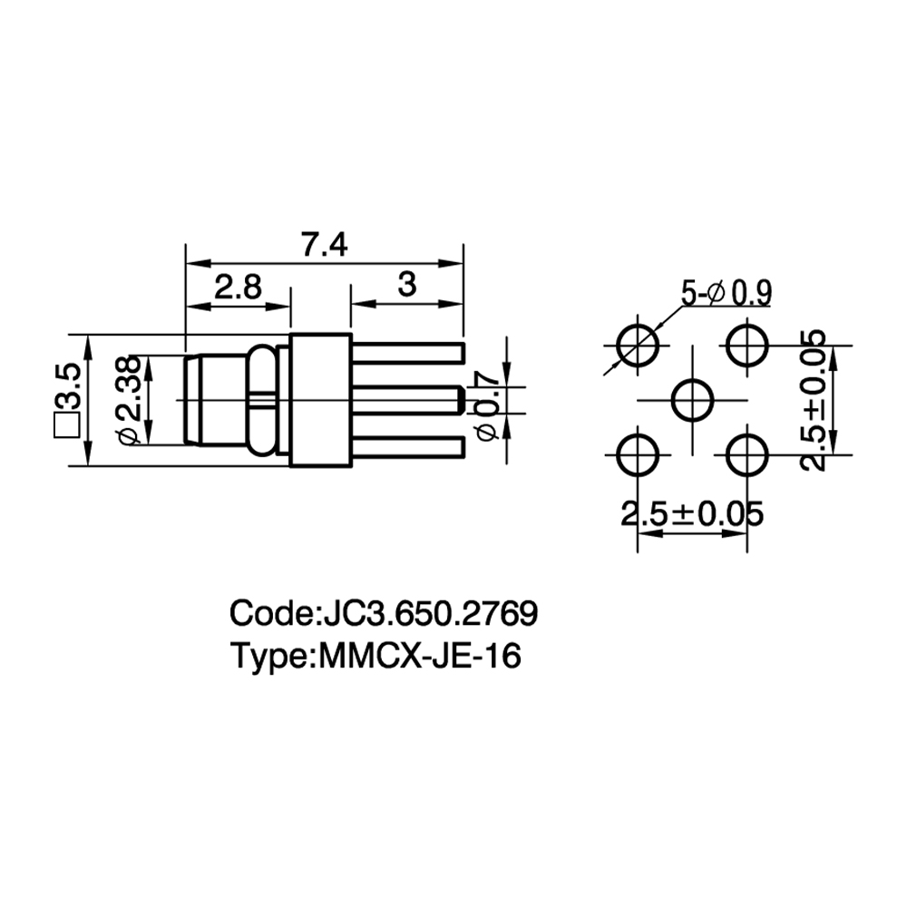 JC3.650.2769  MMCX-JE-16