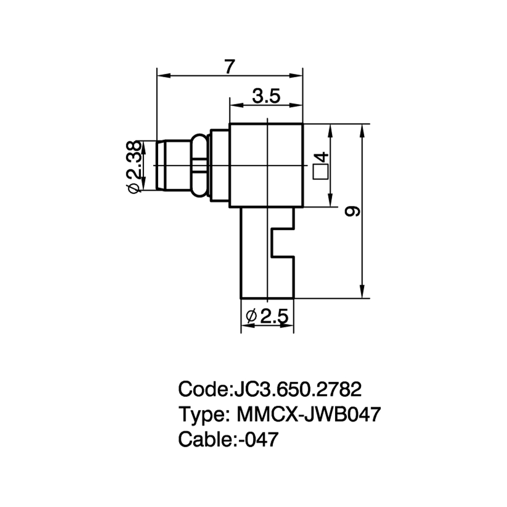JC3.650.2782  MMCX-JWB047