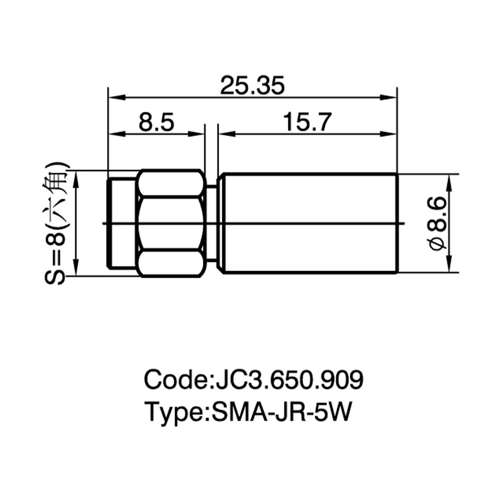 JC3.650.909  SMA-JR-5W
