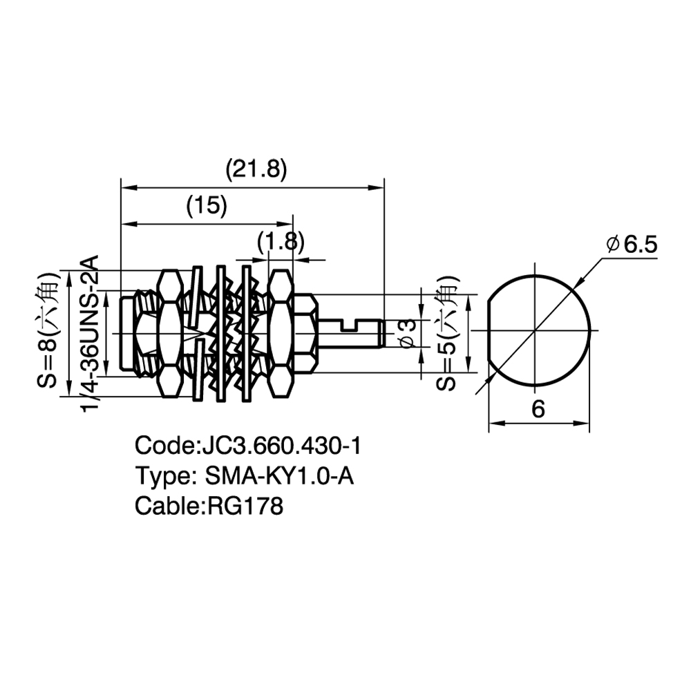 JC3.660.430-1  SMA-KY1.0-A