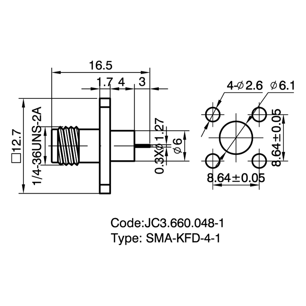 JC3.660.048-1  SMA-KFD-4-1