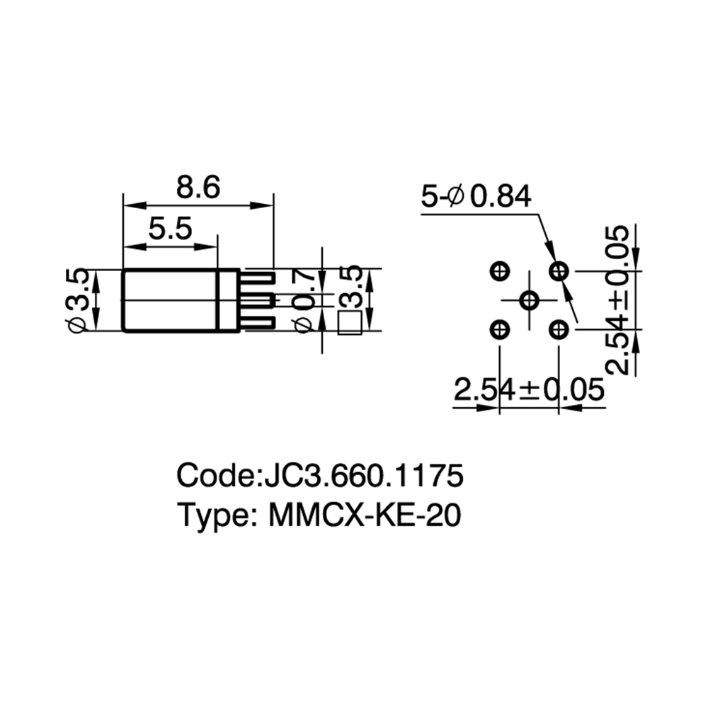 JC3.660.1175  MMCX-KE-20