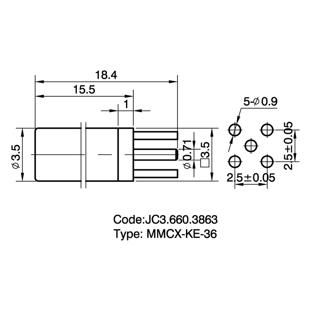 JC3.660.3863  MMCX-KE-36