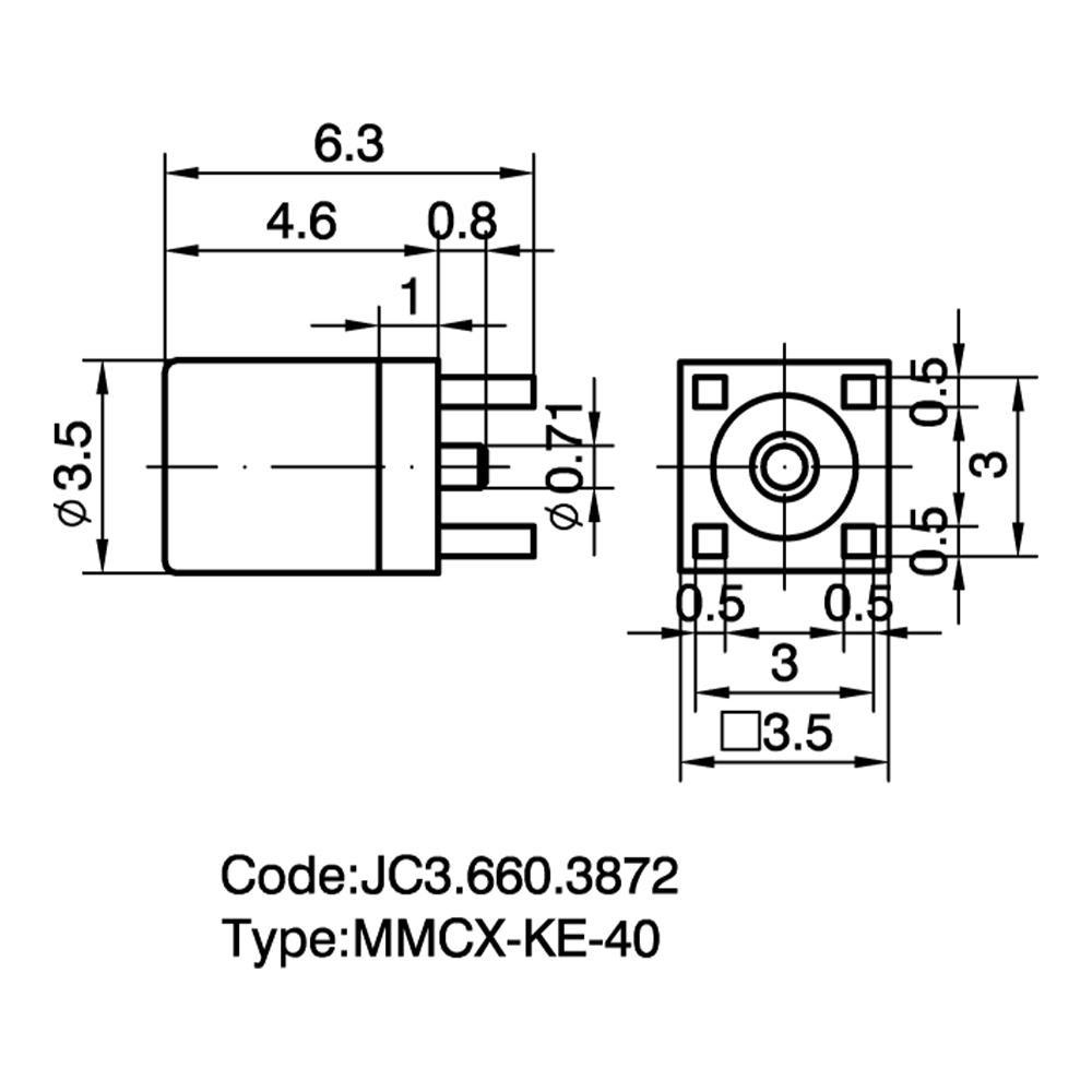 JC3.660.3872  MMCX-KE-40