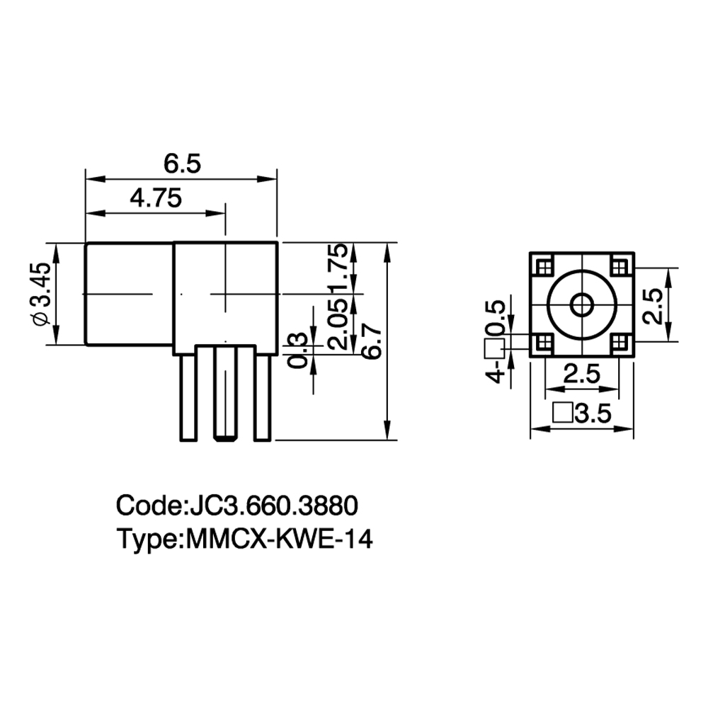 JC3.660.3880  MMCX-KWE-14