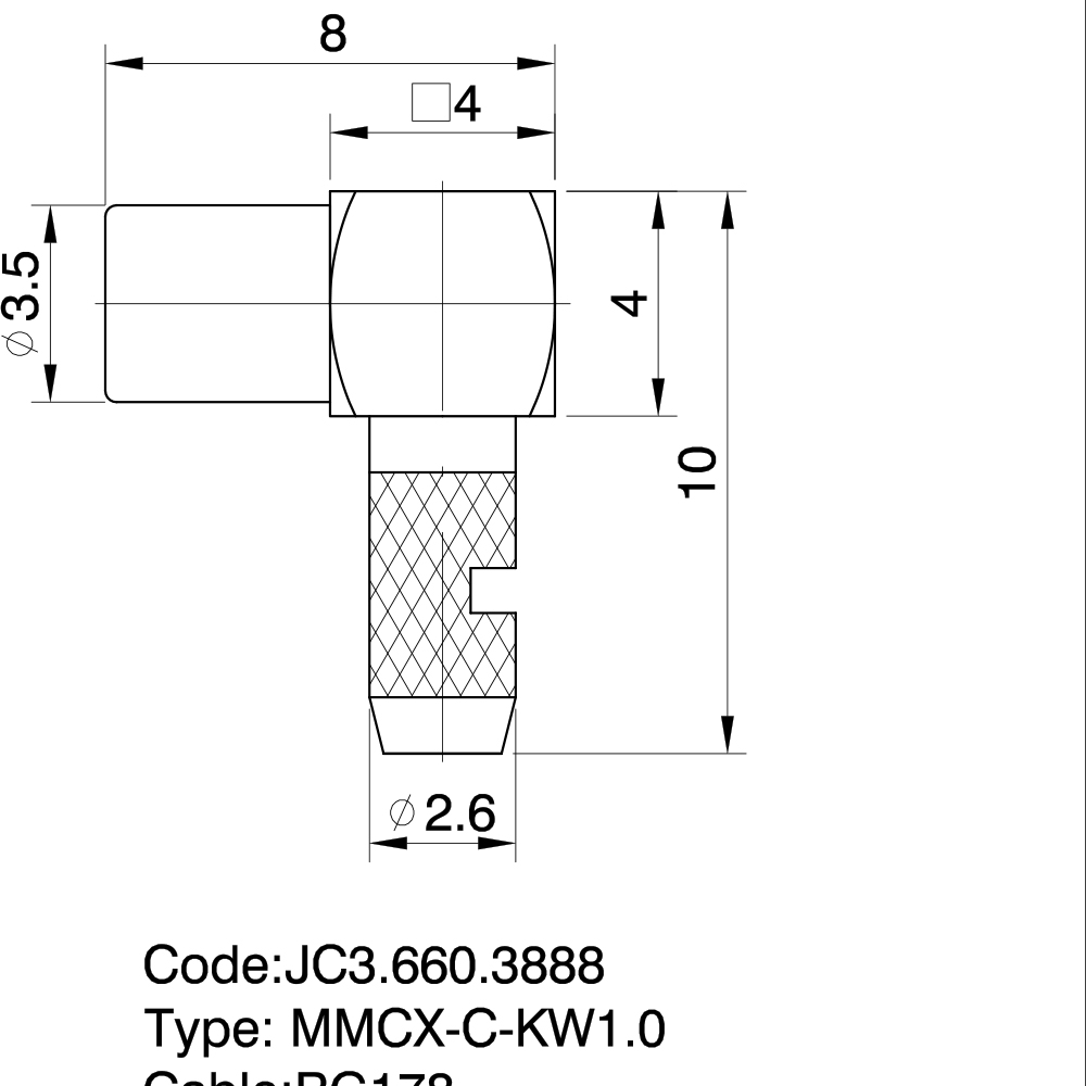 JC3.660.3888  MMCX-C-KW1.0