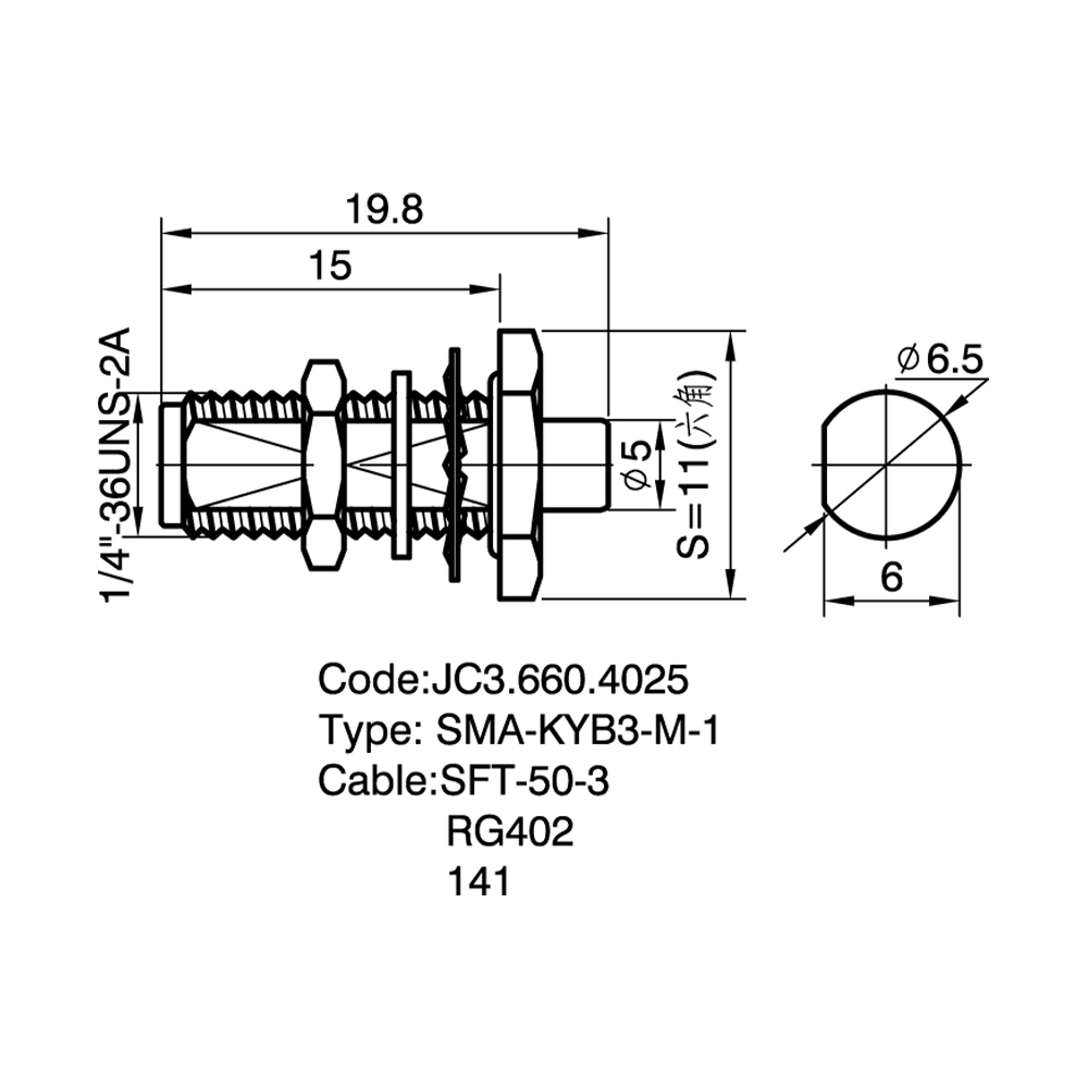 JC3.660.4025  SMA-KYB3-M-1