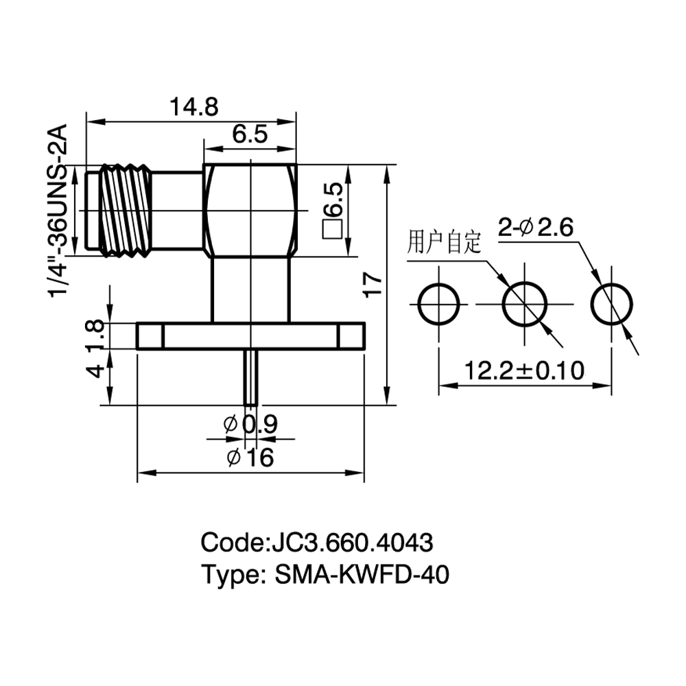 JC3.660.4043  SMA-KWFD-40
