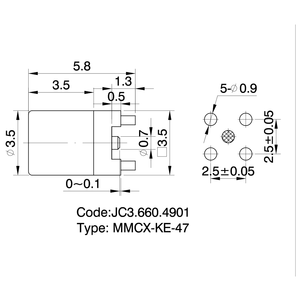JC3.660.4901  MMCX-KE-47