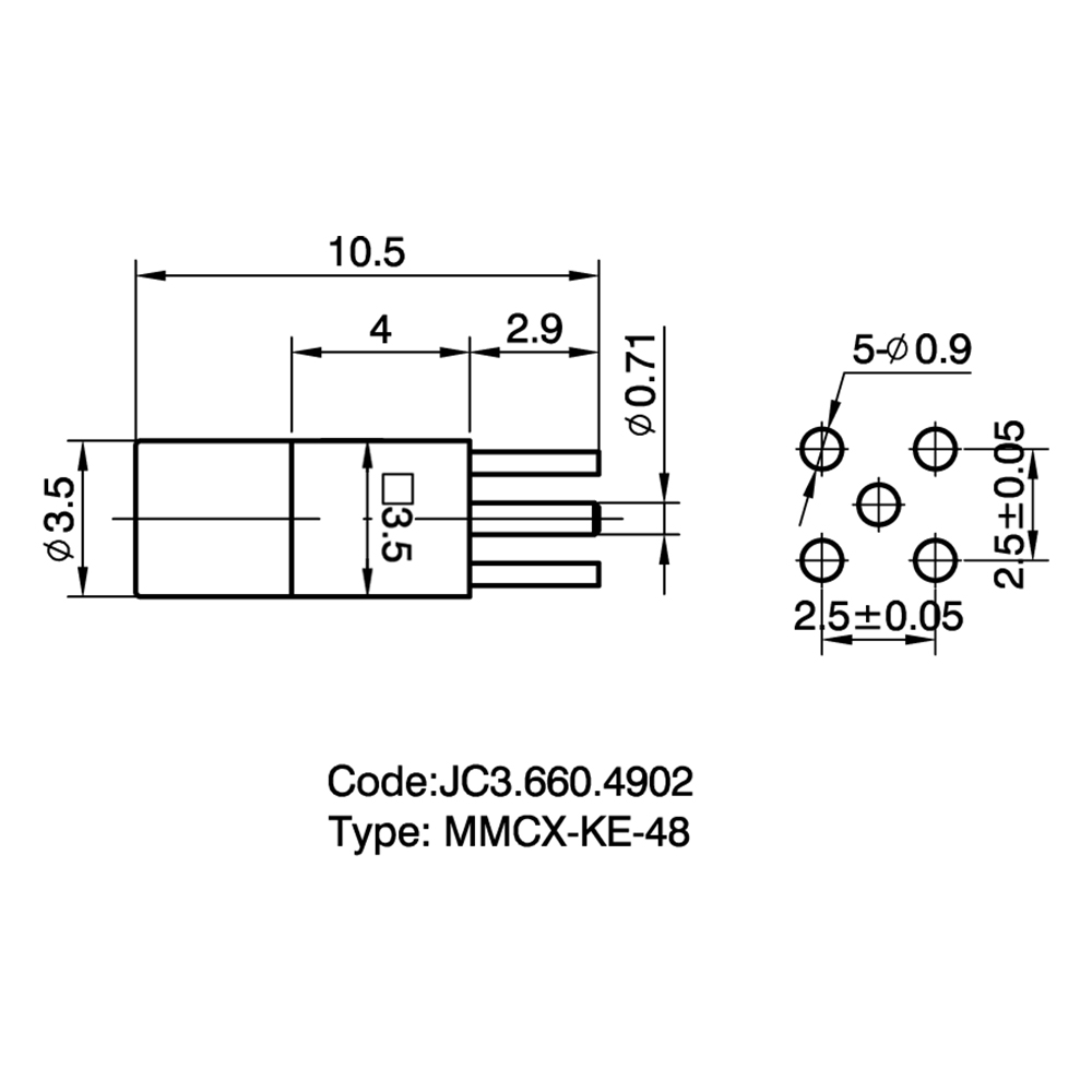 JC3.660.4902  MMCX-KE-48