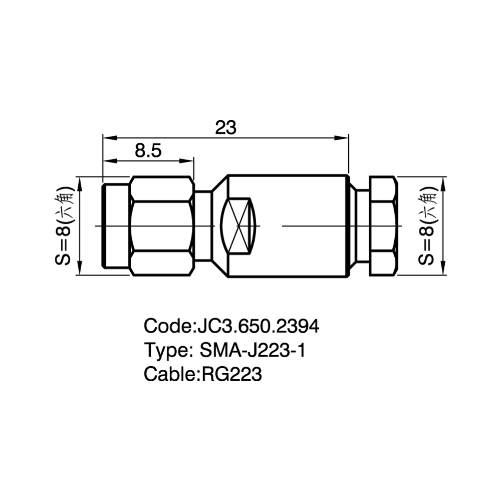 JC3.650.2394  SMA-J223-1