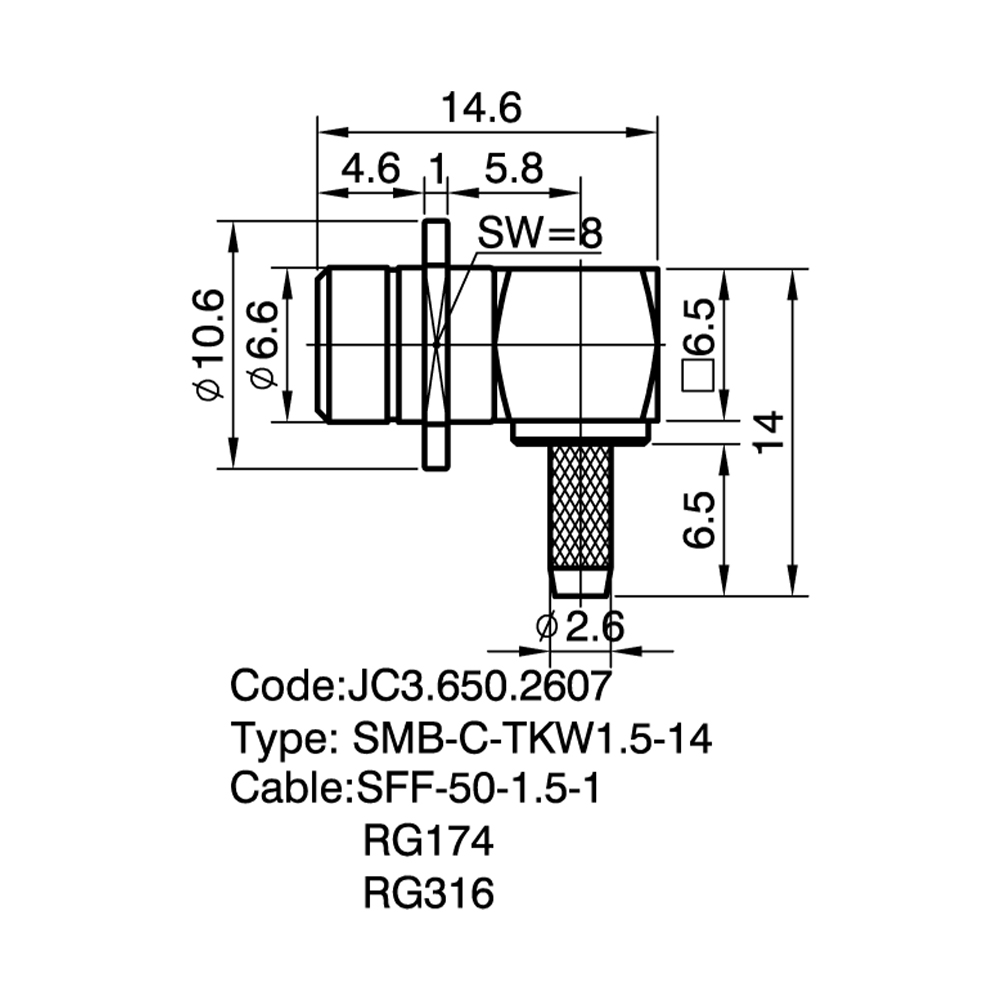 JC3.650.2607  SMB-C-KW1.5-14