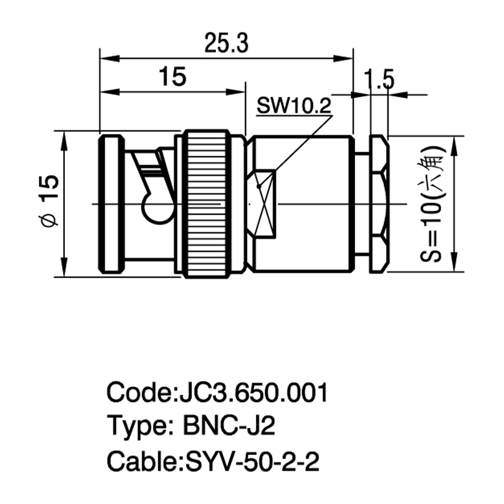 JC3.650.001  BNC-J2