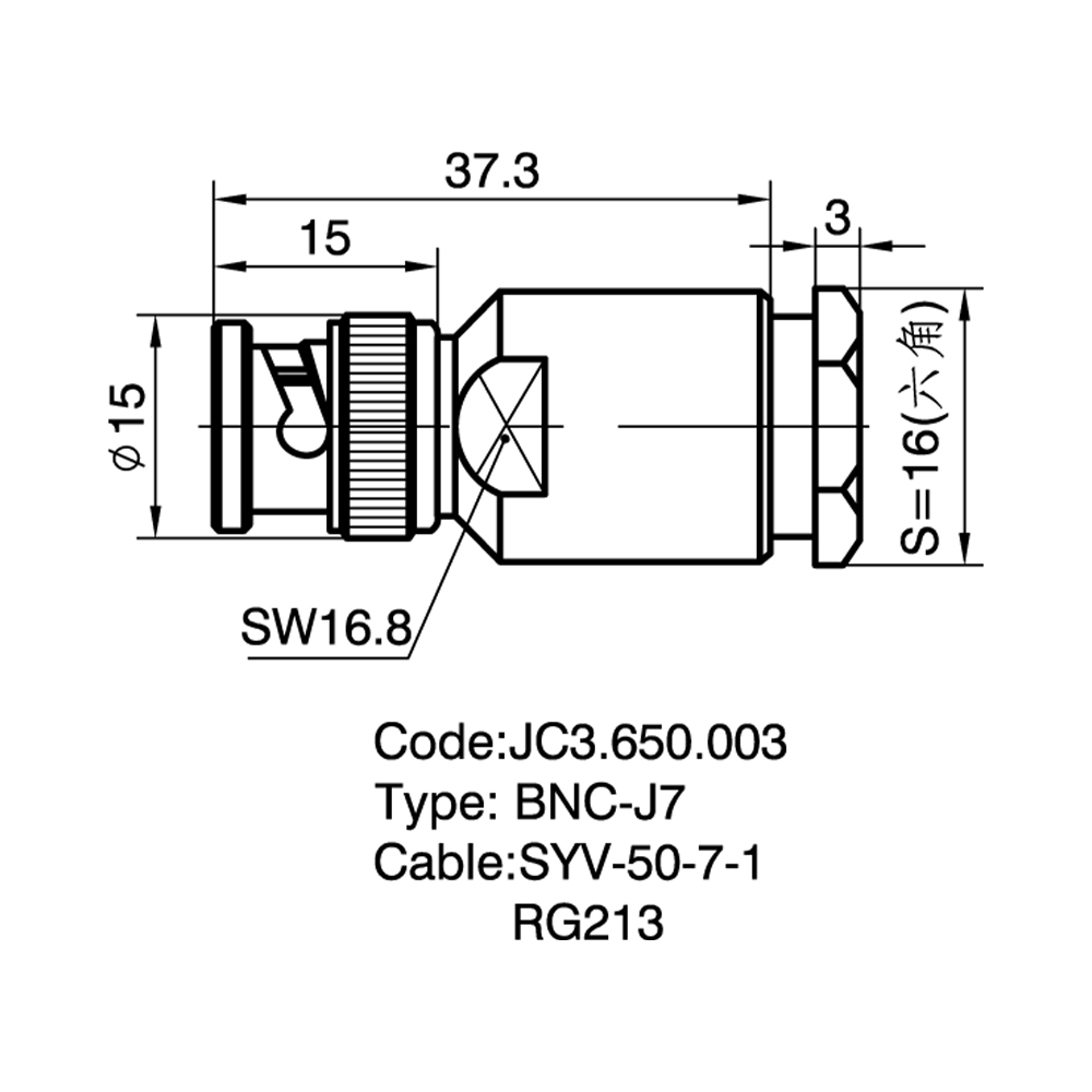 JC3.650.003  BNC-J7