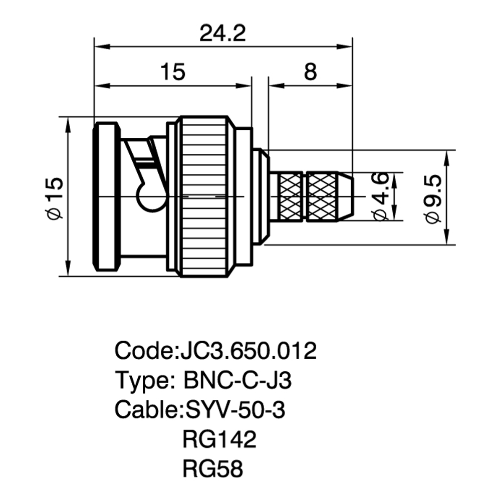 JC3.650.012  BNC-C-J3