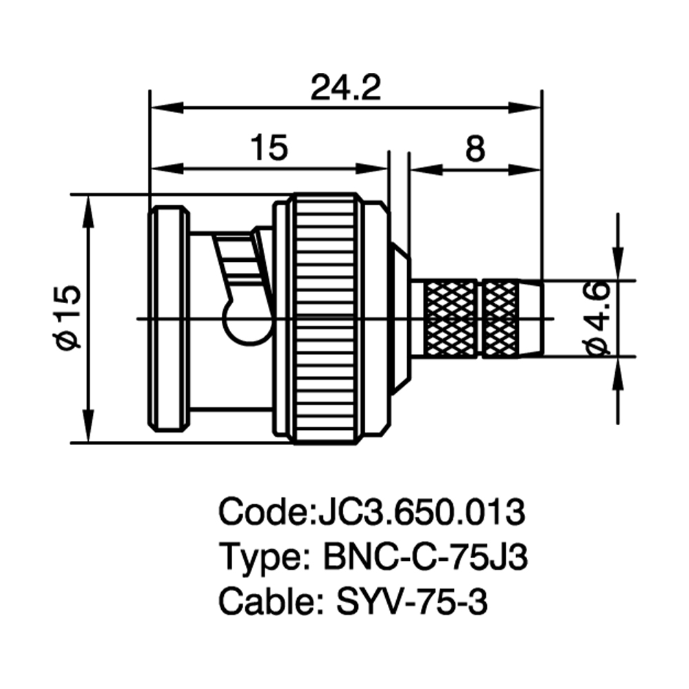 JC3.650.013  BNC-C-75J3