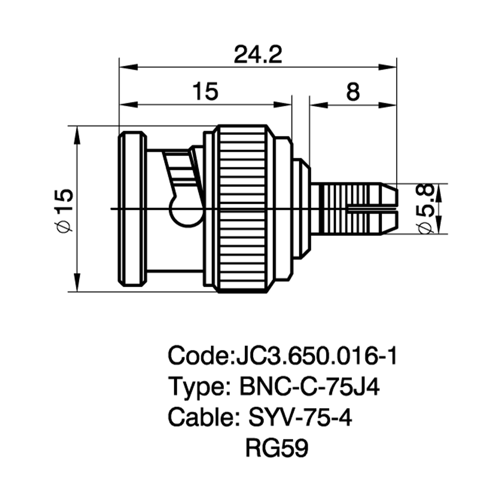 JC3.650.016-1  BNC-C-75J4