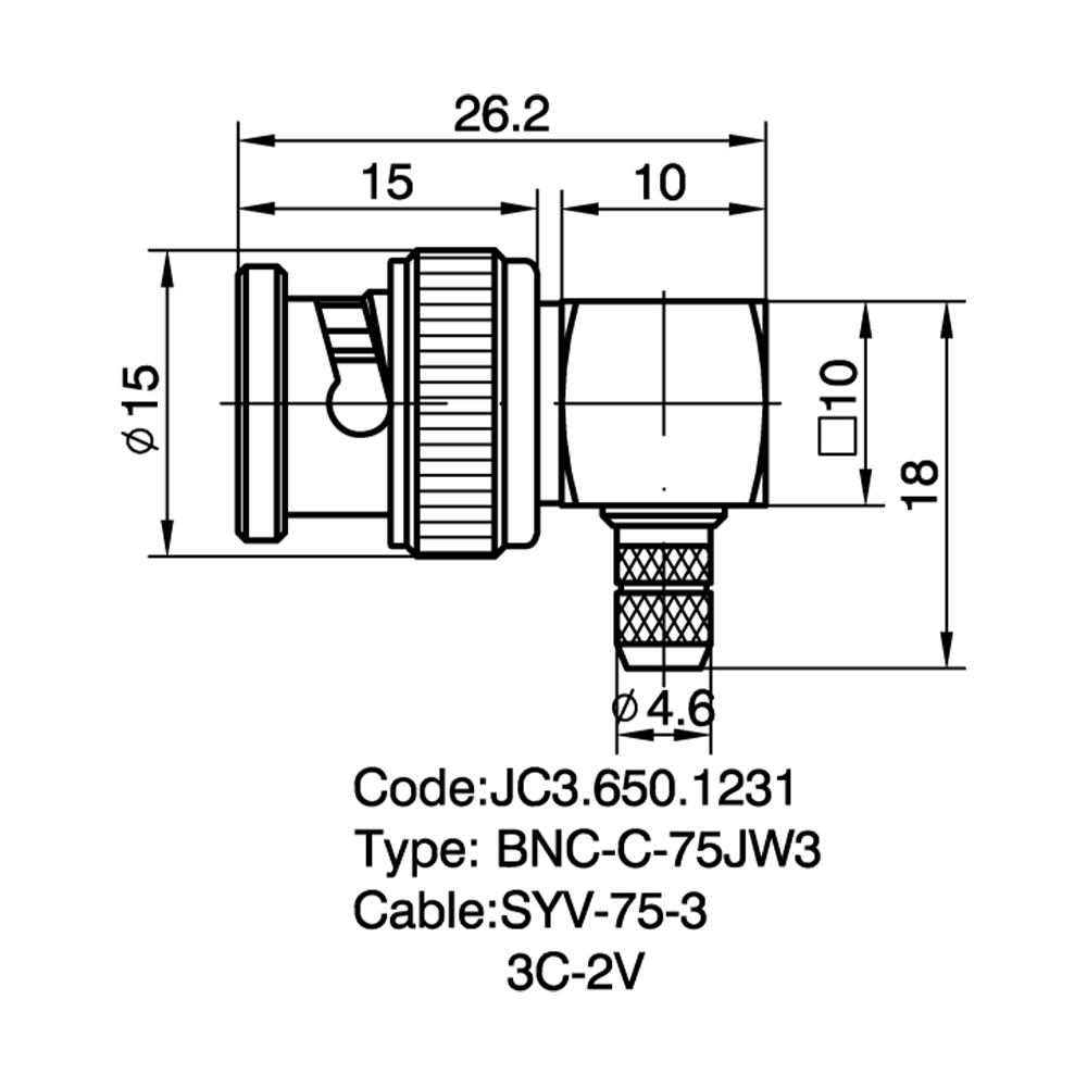 JC3.650.1231  BNC-C-75JW3