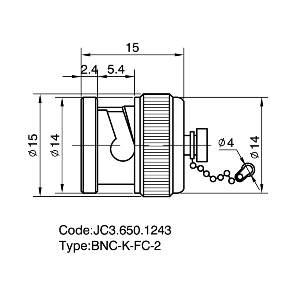 JC3.650.1243  BNC-K-FC-2