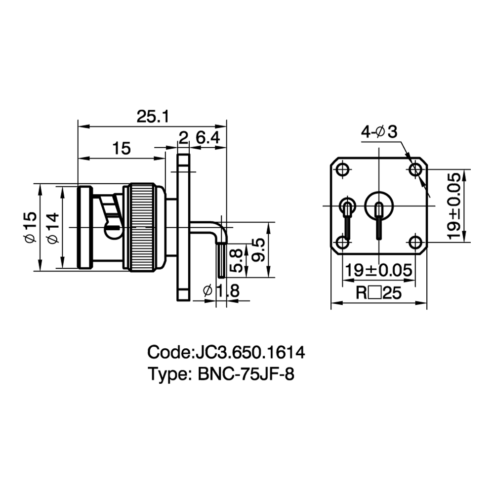 JC3.650.1614  BNC-75JF-8