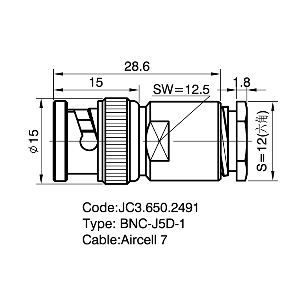 JC3.650.2491  BNC-J5D-1