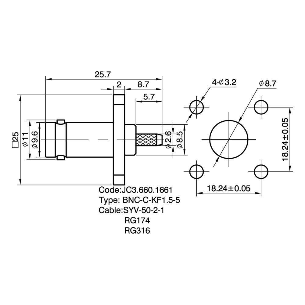 JC3.660.1661  BNC-C-KF1.5-5
