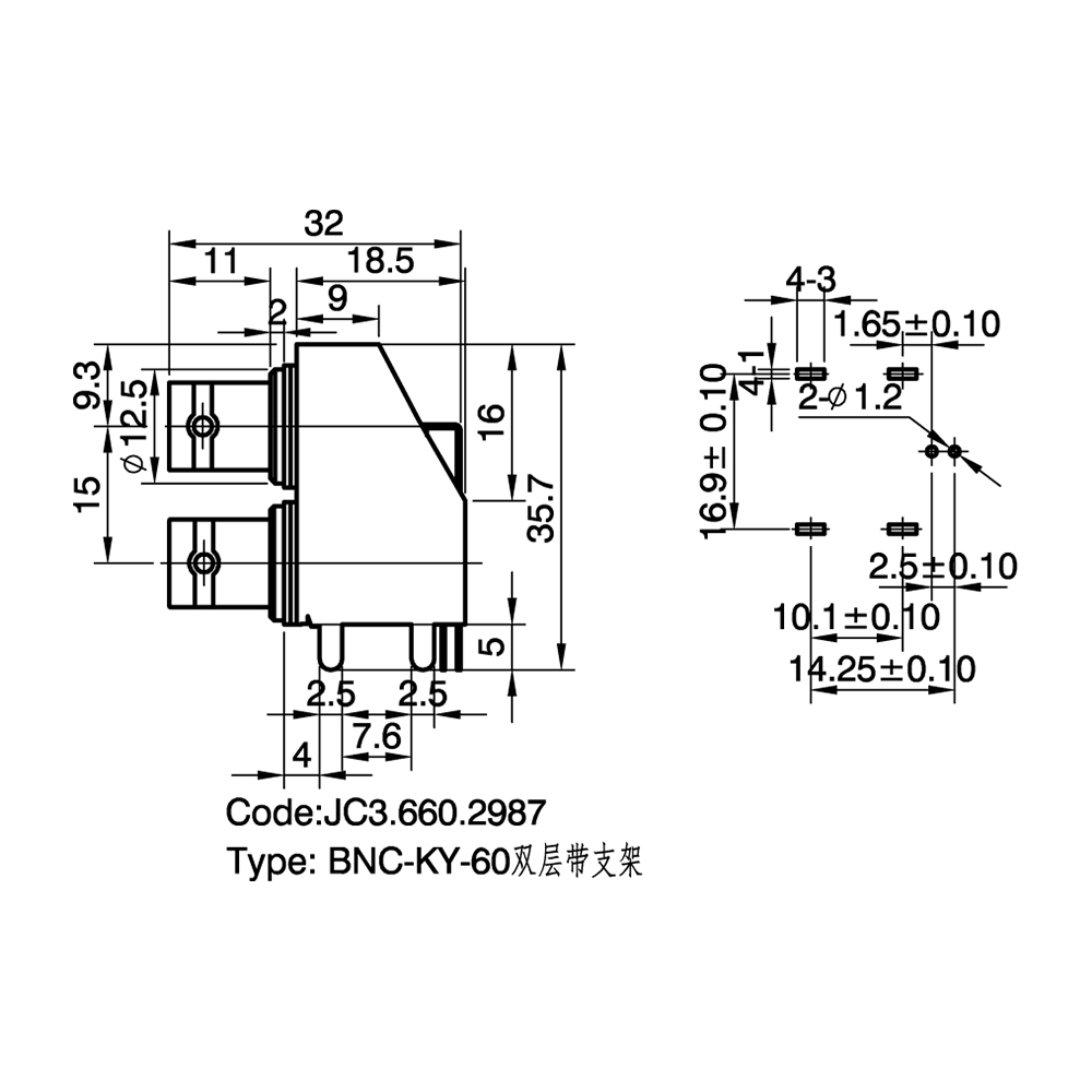 JC3.660.2987  BNC-KY-60