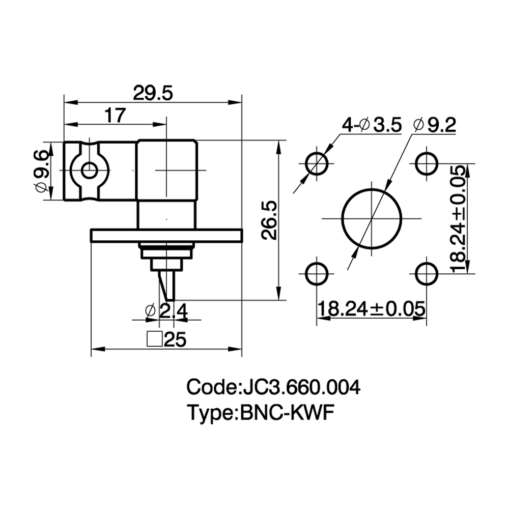 JC3.660.004  BNC-KWF