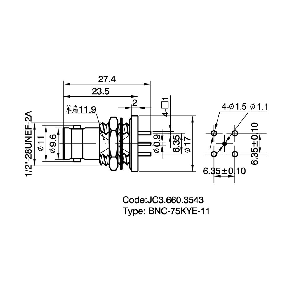JC3.660.3543  BNC-75KYE-11