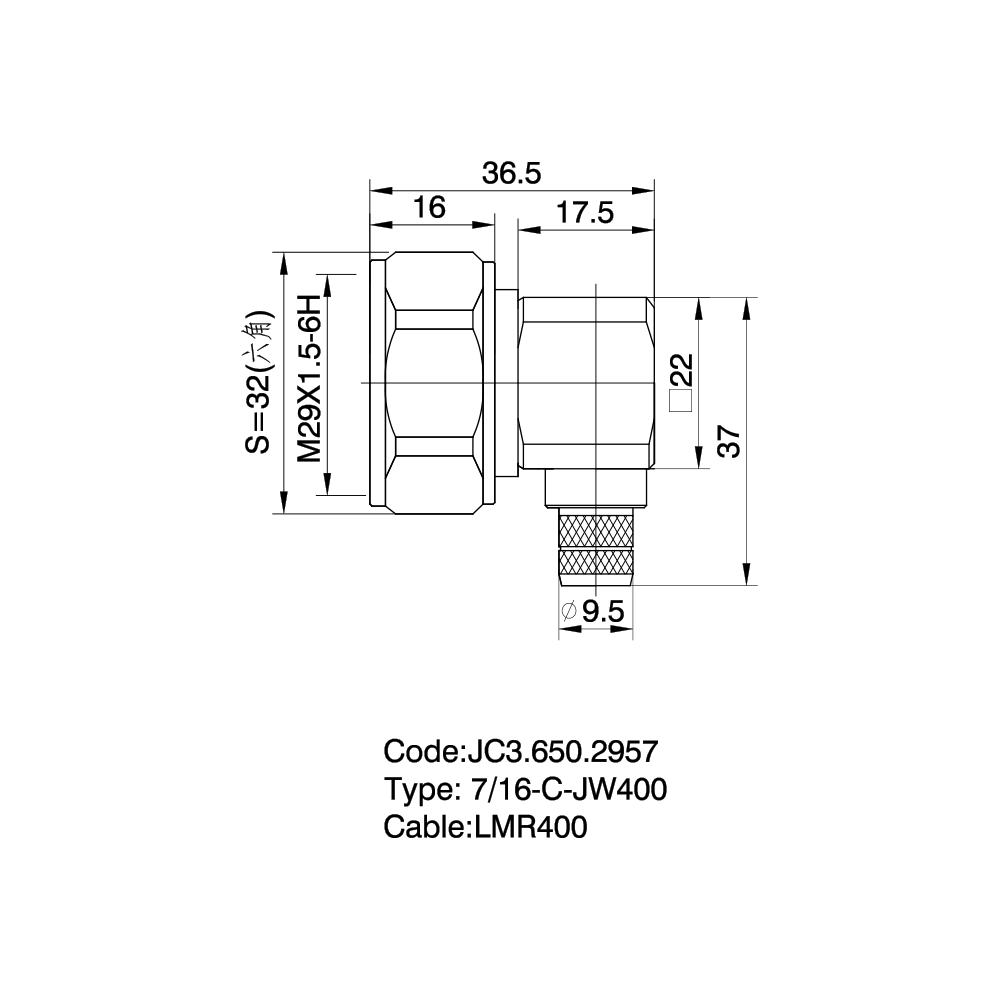 JC3.650.2957  7-16-C-JW400
