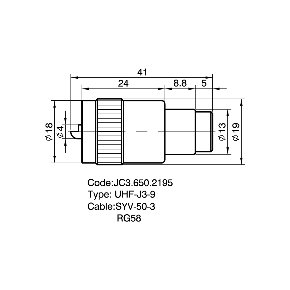 JC3.650.2195  UHF-J3-9