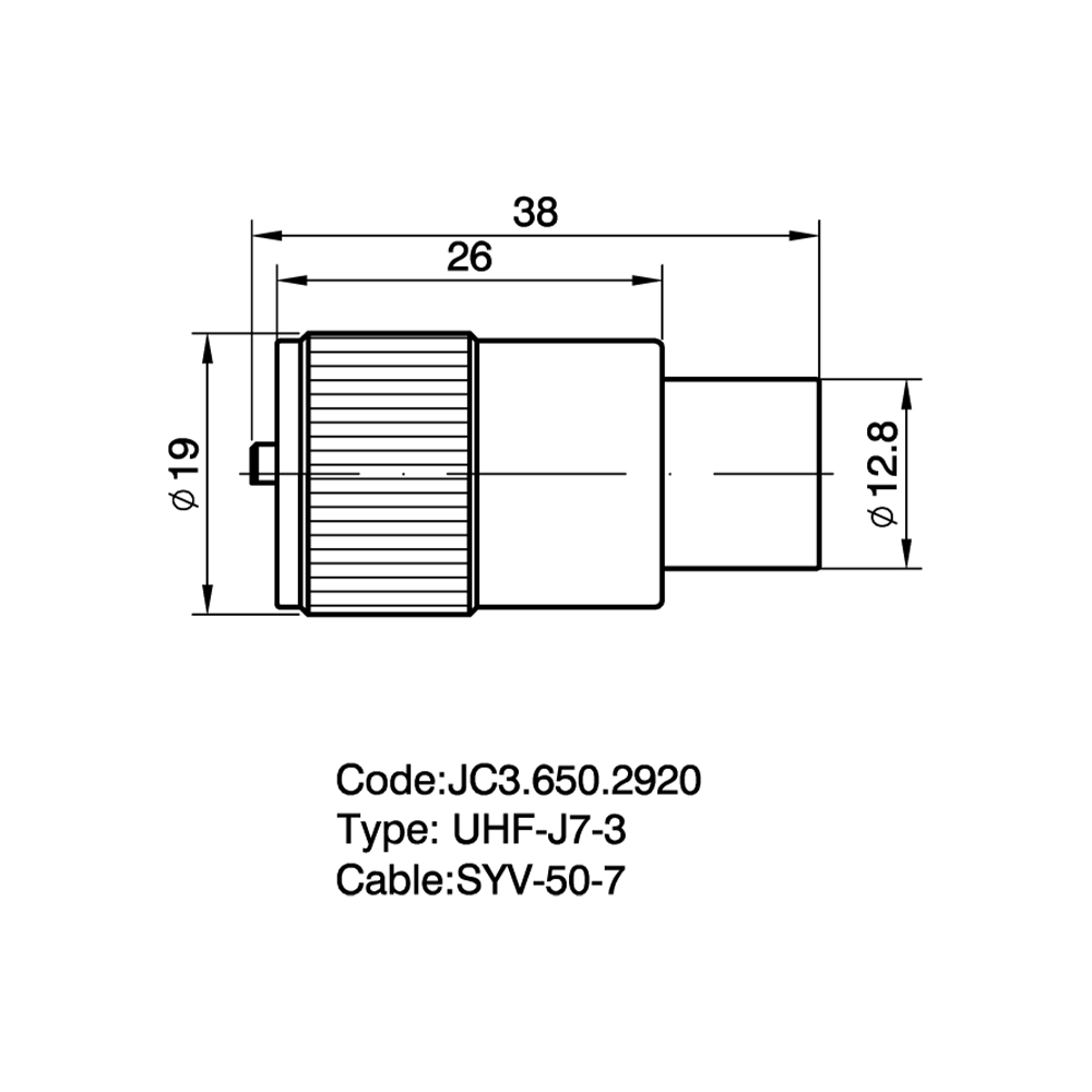 JC3.650.2920  UHF-J7-3