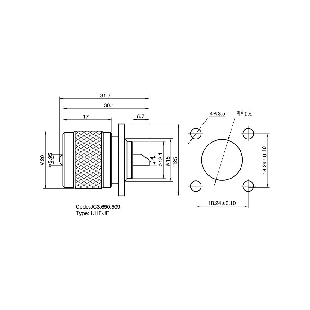 JC3.650.509  UHF-JF