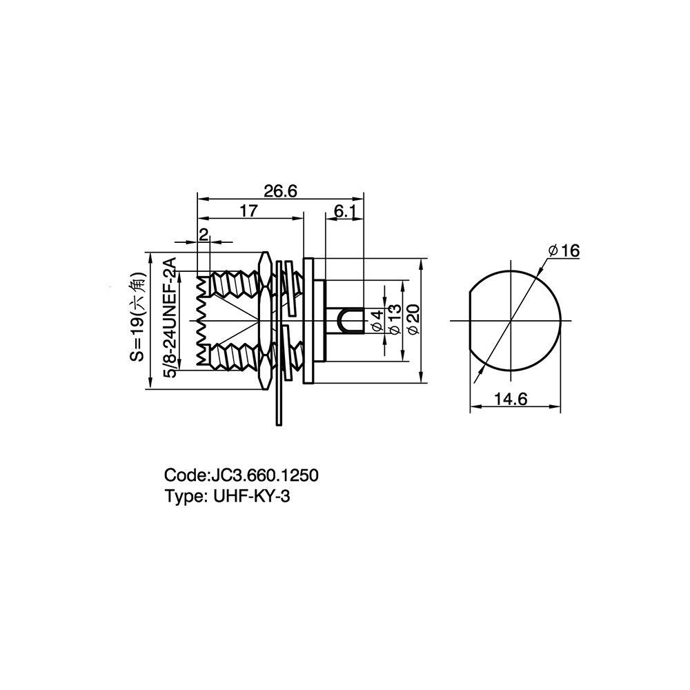JC3.660.1250  UHF-KY-3