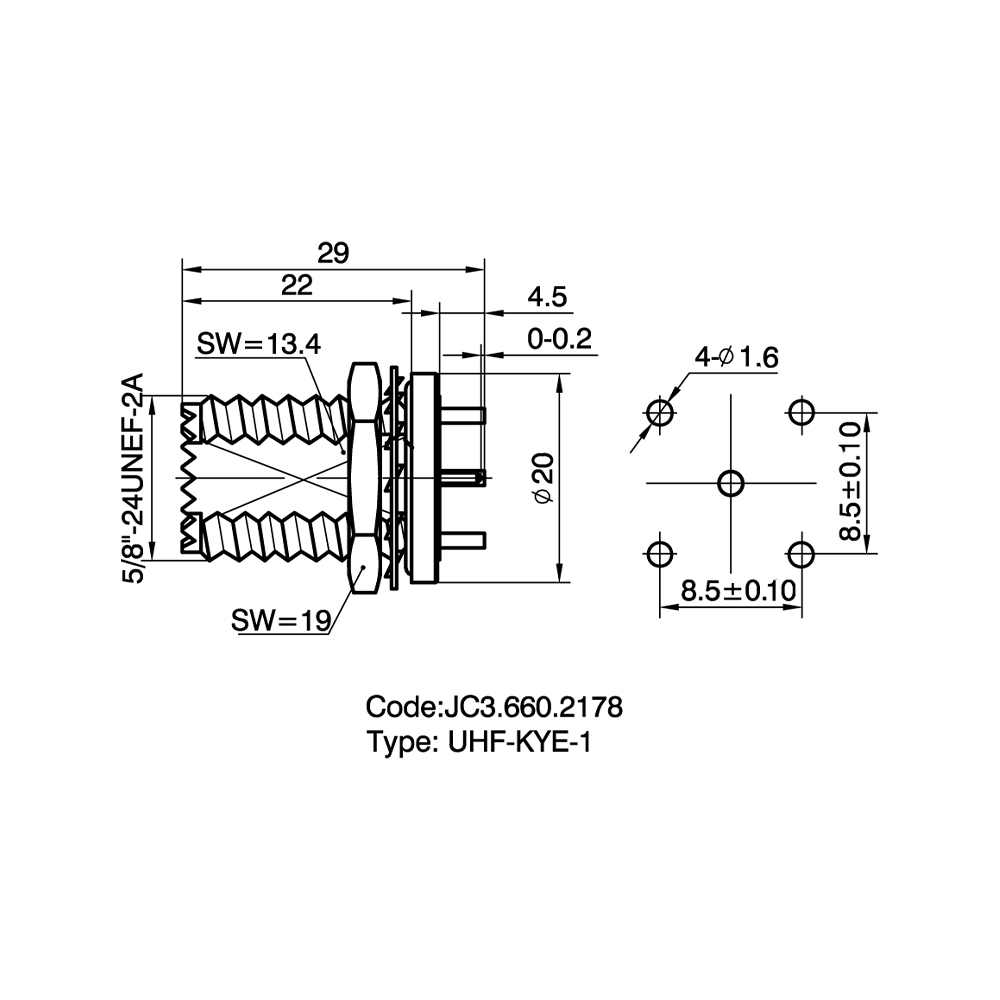 JC3.660.2178  UHF-KYE-1