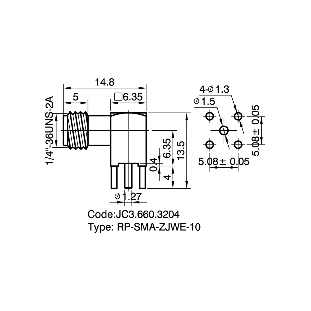 JC3.660.3204 RPSMA-ZJWE-6