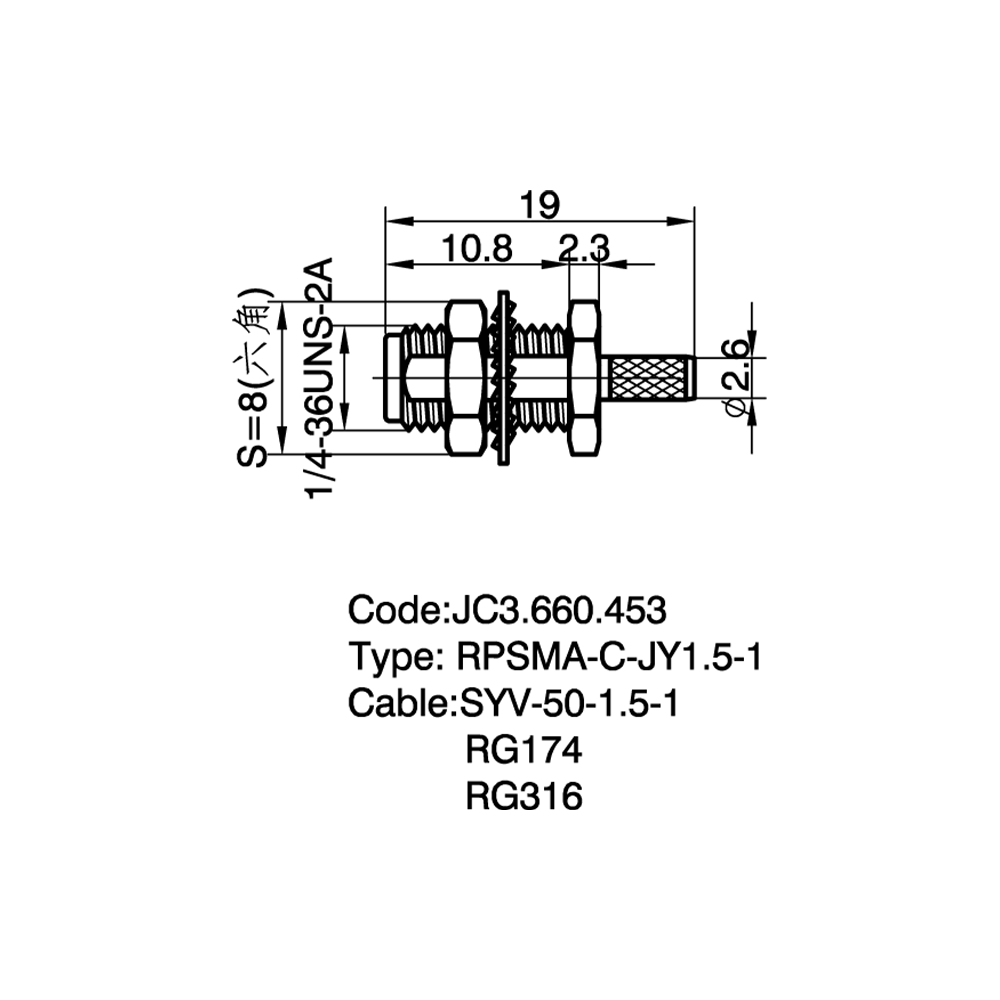JC3.660.453 RPSMA-C-JY1.5-1