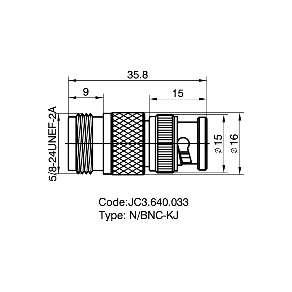 JC3.640.033  N-BNC-KJ