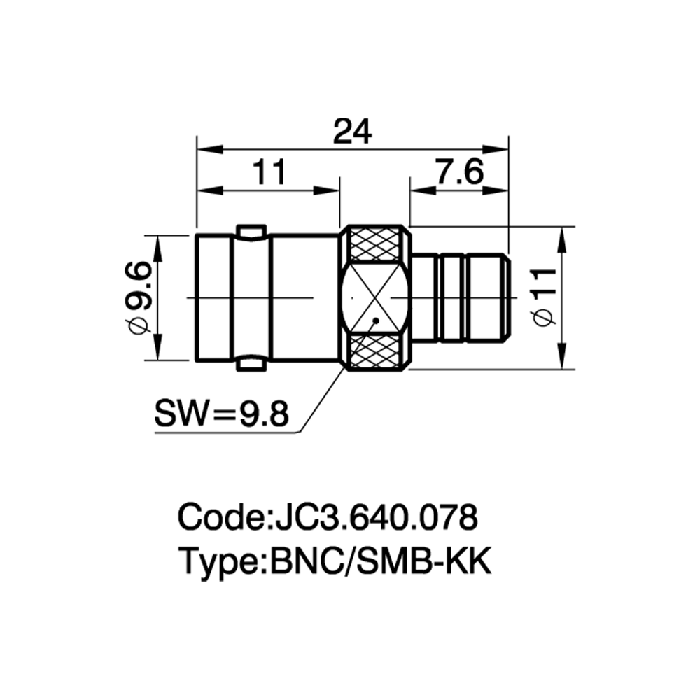 JC3.640.078  BNC-SMB-KK
