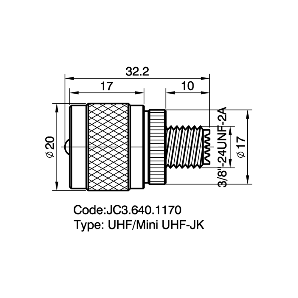 JC3.640.1170  UHF-MINIUHF-JK