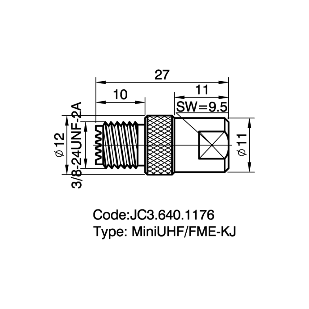 JC3.640.1176  MINIUHF-FME-KJ