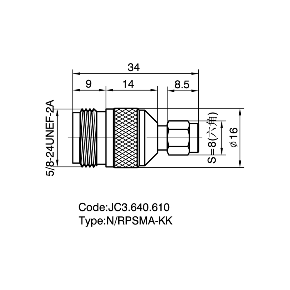 JC3.640.610  N-RPSMA-KK